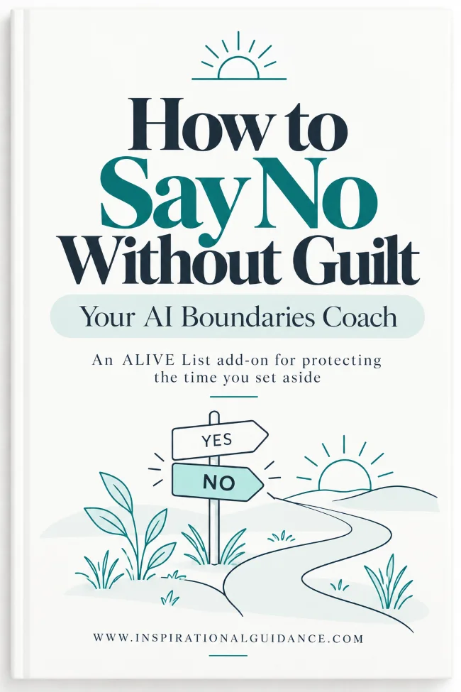 Product image for How to Say No Without Guilt: Your AI Boundaries Coach