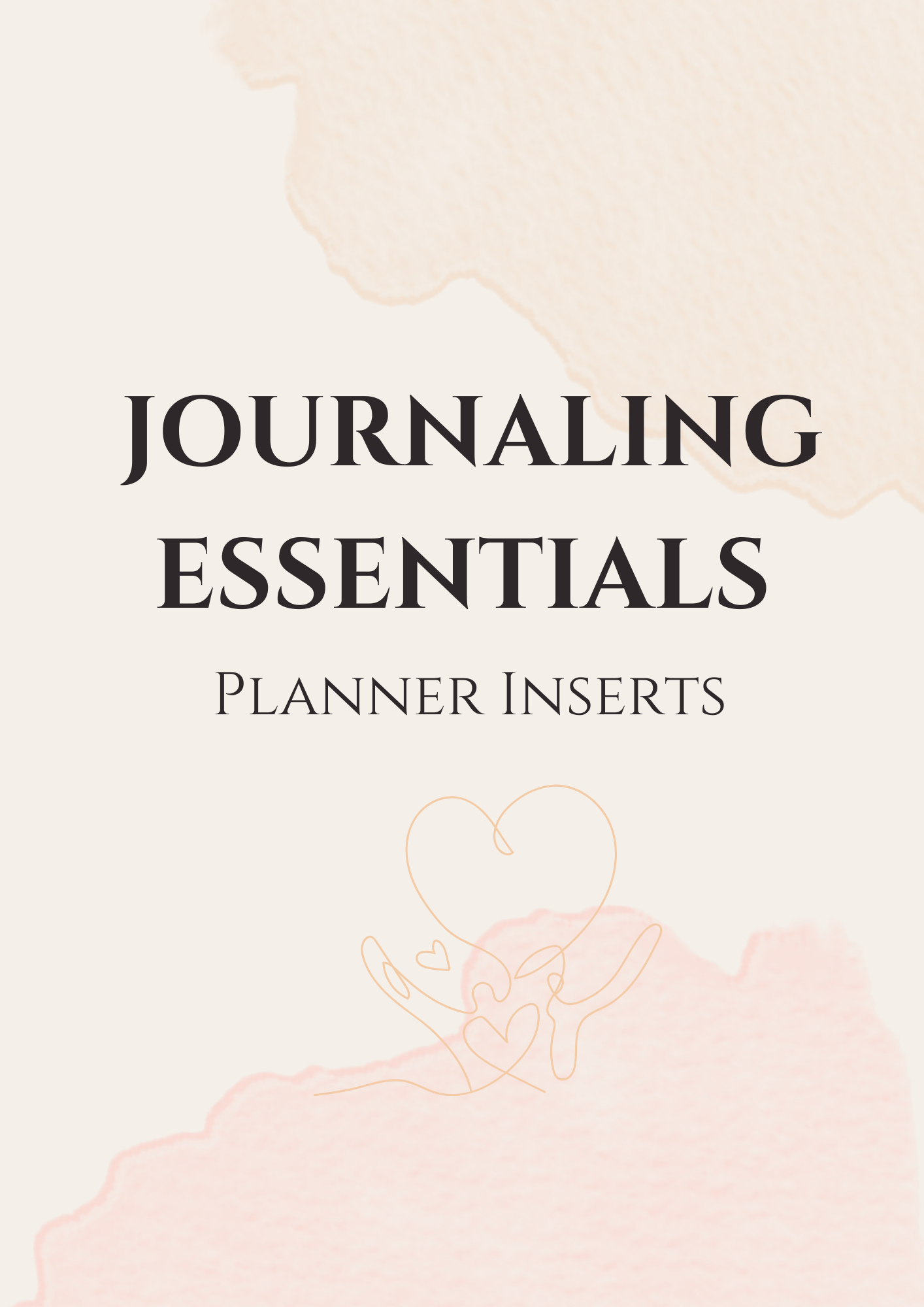 Journaling Essentials Planner Inserts