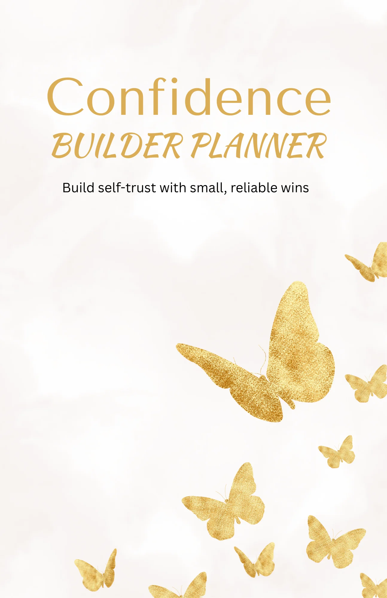 The Self-Confidence Builder Planner for women